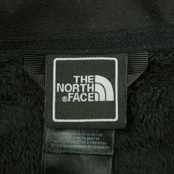 The North Face Plush Osito 2 Full Zip Jacket in Black Size Medium - Picture 6 of 9